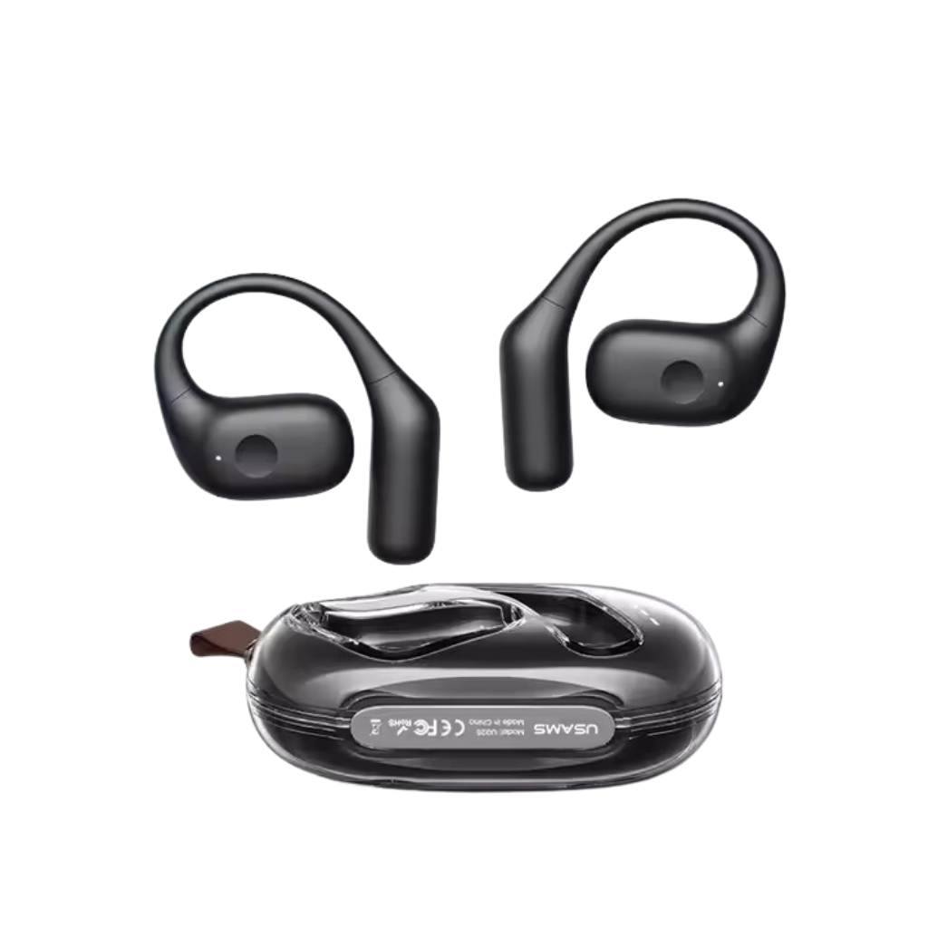 UG26 Auriculares Bluetooth OWS C/Enganche para Oreja BT5.3 Negro USAMS